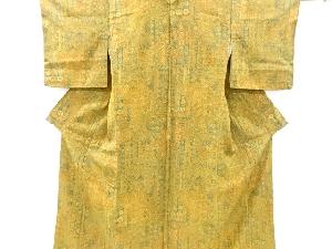 リサイクル　花更紗模様上代紬着物